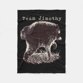 Cobertor De Velo Equipe do Lindo Guaxinim Jimothy Funny Trash Panda