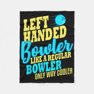 Cobertor De Velo Equipe Engraçada de Bowler à Esquerda