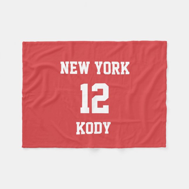 Cobertor De Velo Equipe Esportiva Seu Próprio Jasper (Frente (Horizontal))