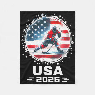 Cobertor De Velo Equipe EUA 2026 Estados Unidos Bandeira Americana 