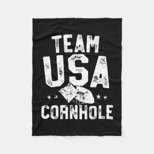 Cobertor De Velo Equipe EUA campeã de cornhole saco de feijão arrem
