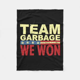 Cobertor De Velo Equipe Garbyge Ganhamos Equipe Garge Para Trump 20