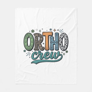 Cobertor De Velo Equipe Orto Vintage Equipe de Odontologia Design V