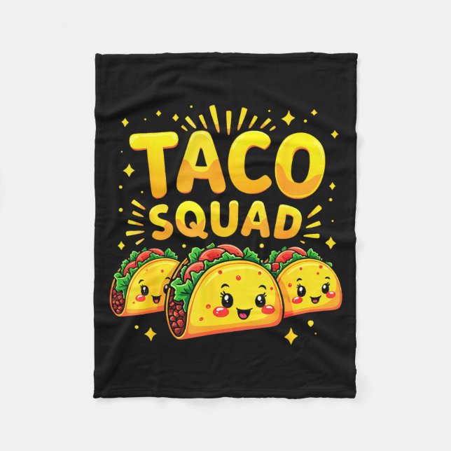 Cobertor De Velo Equipe taco cinco de maio comida mexicana vibraçõe (Frente)