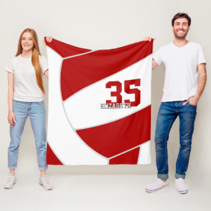 Cobertor De Velo equipe vermelha de vôlei gigante