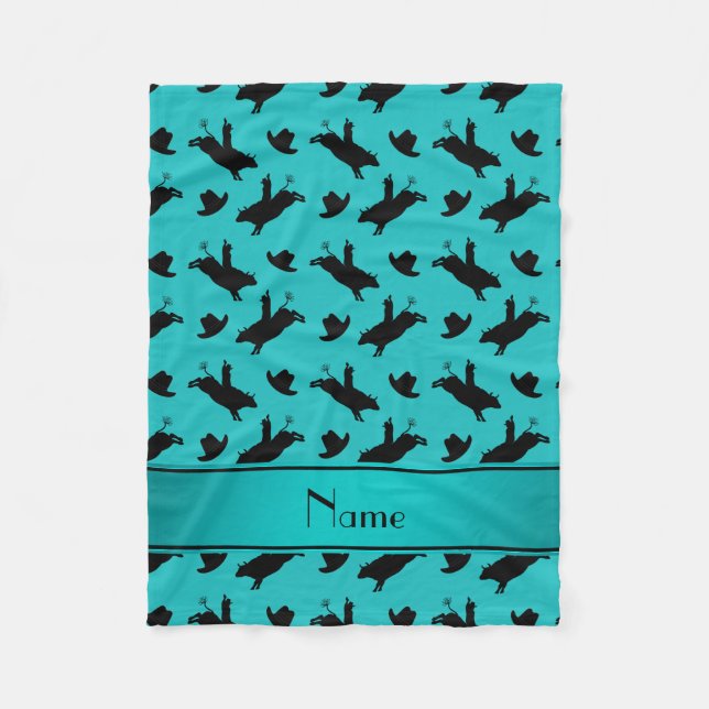 Cobertor De Velo Equitação conhecida personalizada do touro do (Frente)