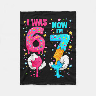 Cobertor De Velo Era 6 7 Gotejando Gota Sorvete Aniversário Meninos