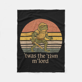 Cobertor De Velo Era O Cavaleiro Tism M Lord Frog - Conscientização