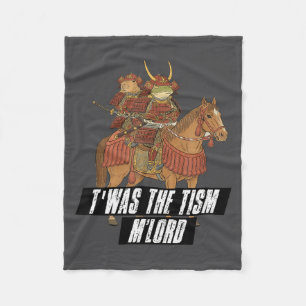 Cobertor De Velo Era O Tism M Senhor Sapo Samurai Medieval &amp; C