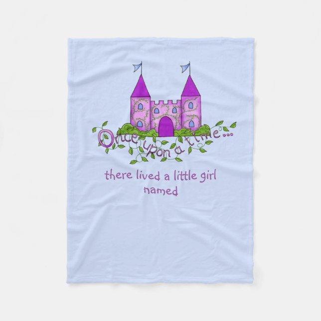 Cobertor De Velo Era uma vez (Frente)