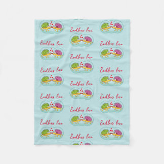 Cobertor De Velo Erizos enamorados