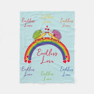 Cobertor De Velo Erizos enamorados