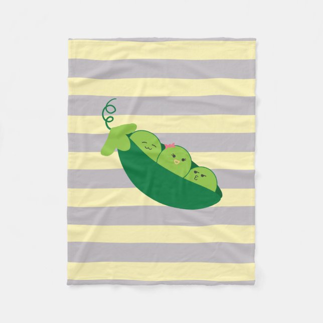 Cobertor De Velo Ervilha doce (Frente)