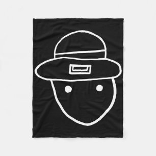 Cobertor De Velo Esboço Amador de Leprechaun Engraçado Meme Irlandê