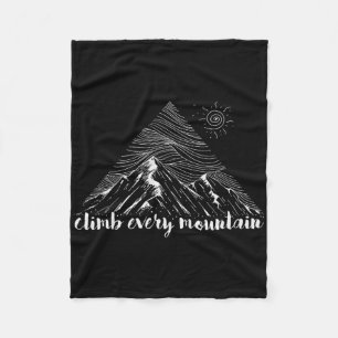 Cobertor De Velo Escalada a Cada Montanha - Presente de Mergulhador