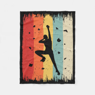 Cobertor De Velo Escalada em Rocha Vintage Bouldering Retro Climber