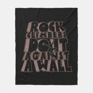 Cobertor De Velo Escaladores de Rock Fazem-No Contra Uma Subida Div
