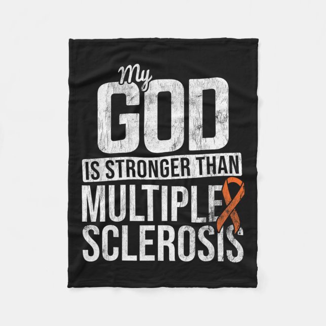 Cobertor De Velo Esclerose Múltipla Mais Forte E Sensibilização Lar (Frente)