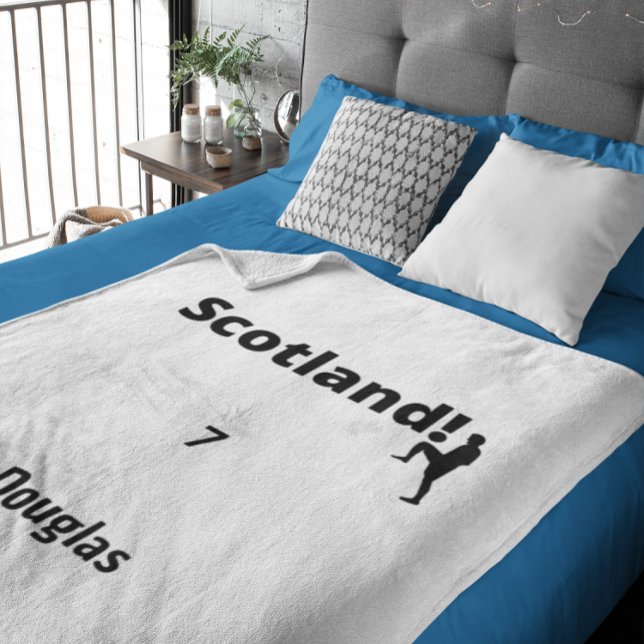Cobertor De Velo Escócia Futebol, personalizável (Criador carregado)