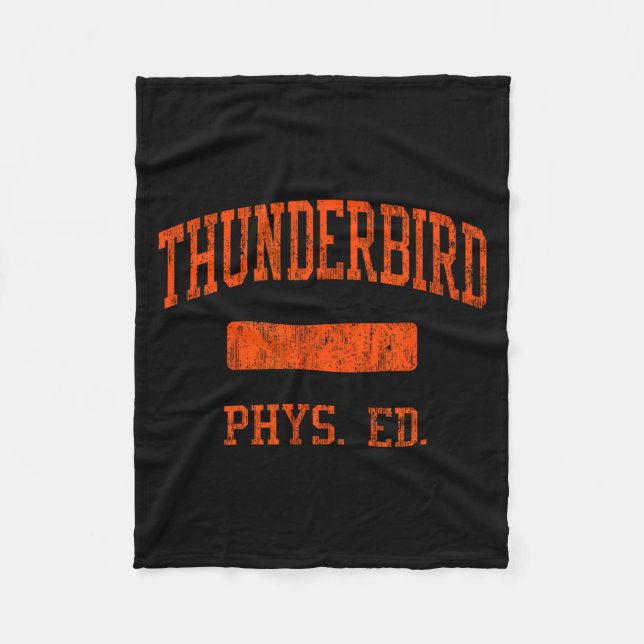 Cobertor De Velo Escola Secundária Thunderbird Hs Pcute Ss Cute Ssn (Frente)