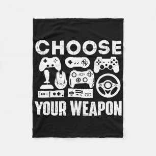 Cobertor De Velo Escolha sua arma - Jogos de vídeo para jogadores