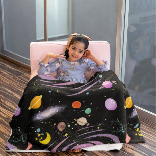 Cobertor De Velo Escorregador Stellar Galactic Drew Fleece