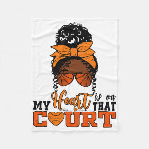 Cobertor De Velo Escreva Mãe Meu Coração Está Na Corte Afro-America
