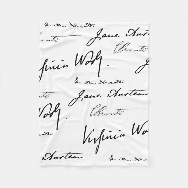 Cobertor De Velo Escritores das mulheres (Frente)