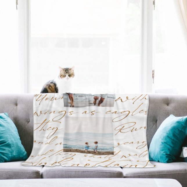 Cobertor De Velo Escritura Aguarde Foto do Senhor Dois (Criador carregado)