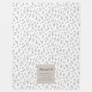 Cobertor De Velo Escritura Nehemiah 8:10