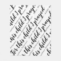 Escritura Versa Folha Personalizada do Bebê