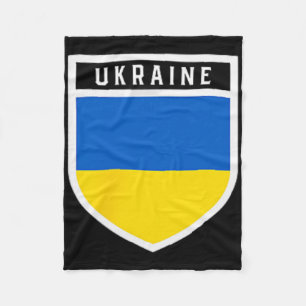 Cobertor De Velo Escudo da Bandeira da Ucrânia Estilo de Borda de B