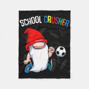 Cobertor De Velo Esmagador Escolar Byck Para Escola Gnomo Fofo Fute