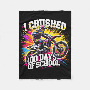 Cobertor De Velo Esmagei 100 Dias De Bicicleta De Camisa Para Rapaz