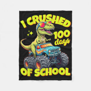 Cobertor De Velo Esmagei 100 Dias De Escola Para Rapazes 100º Dia D