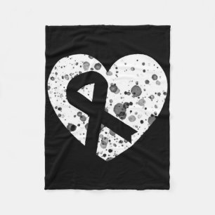 Cobertor De Velo Espalhe Amor Com Coração Gráfico E Fita Câncer