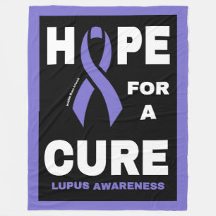 Cobertor De Velo Esperança por uma Cura...Lupus