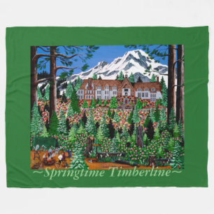 Cobertor De Velo ~Espingtime Timberline Fleece Blanket~