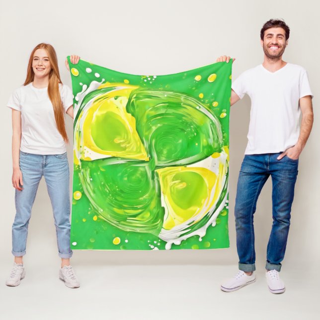 Cobertor De Velo Espiral do verde limão (In Situ)