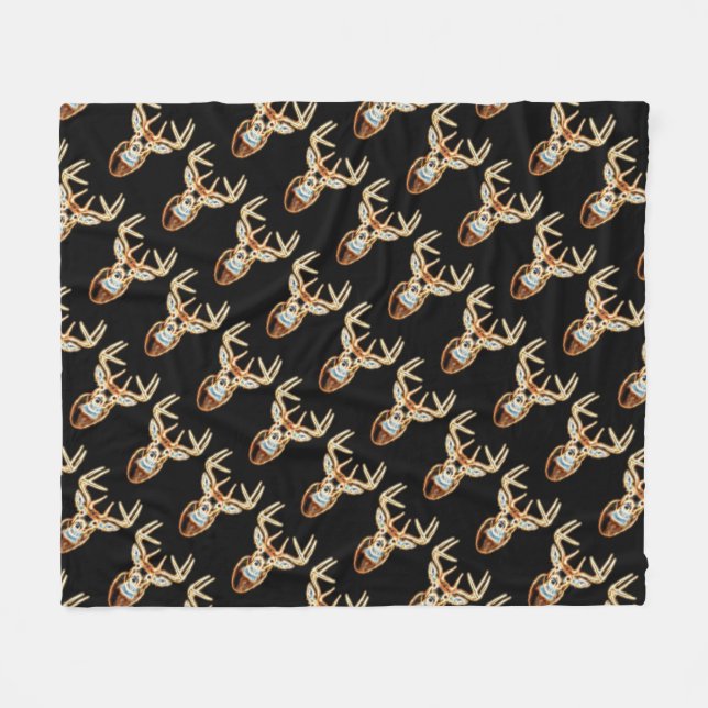 Cobertor De Velo Espírito da energia da cabeça de cauda branca (Frente (Horizontal))