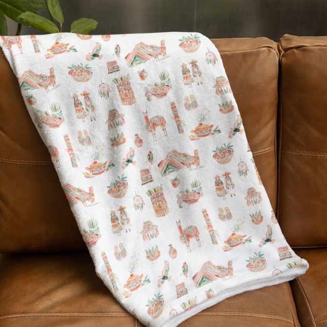 Cobertor De Velo Espírito Inca | Fofo ilustrado no Peru (Criador carregado)