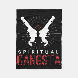 Cobertor De Velo Espiritualidade New Age Gangster Yoga Iluminado