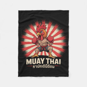 Cobertor De Velo Esportes de boxe de combate de galos Muay Thai