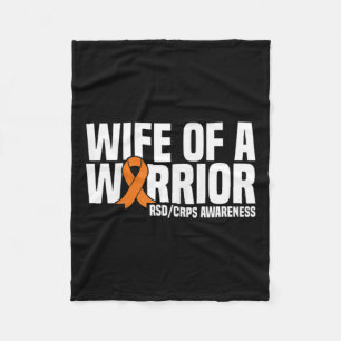 Cobertor De Velo Esposa De Um Guerreiro Laranja Frisa Consciência
