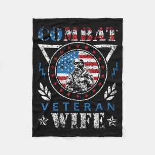 Cobertor De Velo Esposa de Veterano de Combate Masculino Dia dos Ve
