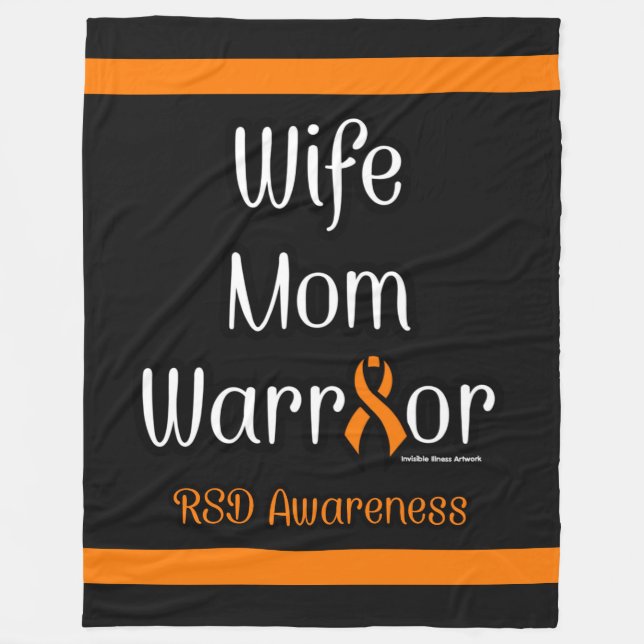 Cobertor De Velo Esposa Mãe Guerreira...RSD (Frente)