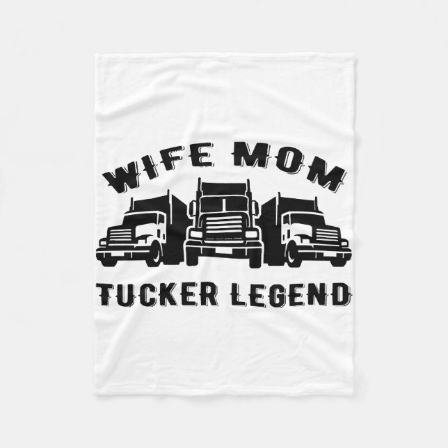 Cobertor De Velo Esposa Mãe Trucker Legend Cotes (Frente)