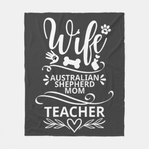 Cobertor De Velo Esposa Pastora Australiana Mãe Professora Engraçad