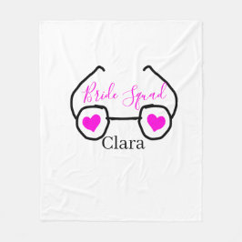 Cobertor De Velo Esquadra de noiva rosa preto óculos de natação cor