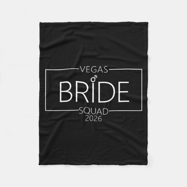 Cobertor De Velo Esquadra de Noivas de Vegas 2026 Casadas em Vegas (Frente)